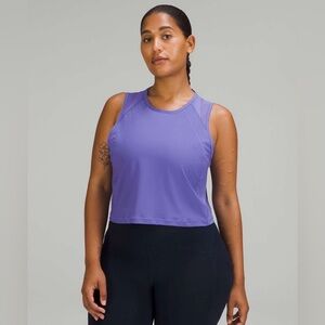 Lululemon Sculpt Cropped Tank Top - size 12